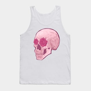 Rose Quartz Skull Tank Top